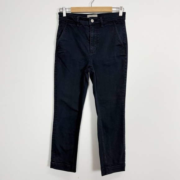 Everlane Pants - Everlane Cropped Slim Regular Pants Womens 4 Blue Chino Cotton Blend